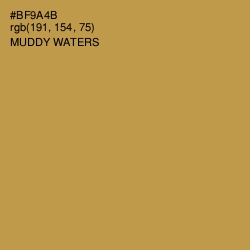 #BF9A4B - Muddy Waters Color Image